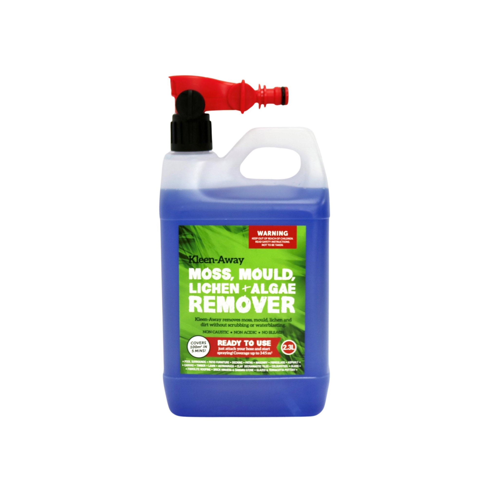 Kleen Away Moss Mould Remover 2.3L Sprayer - BOS Cleaning Supplies