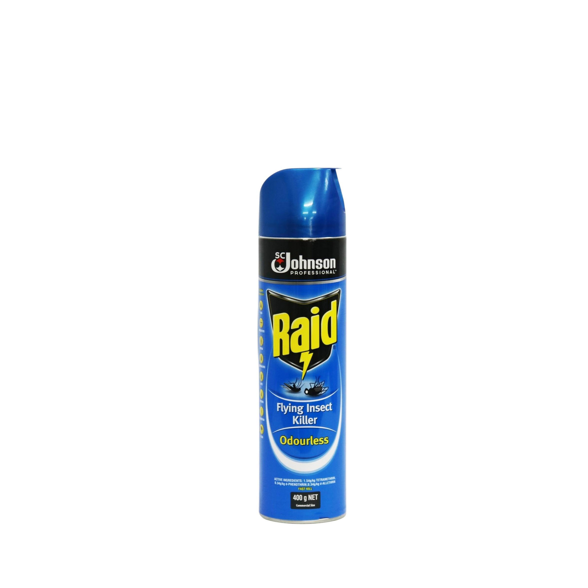 Raid Fly Control Raid Commercial Fly Spray 400gm - BOS Cleaning Supplies
