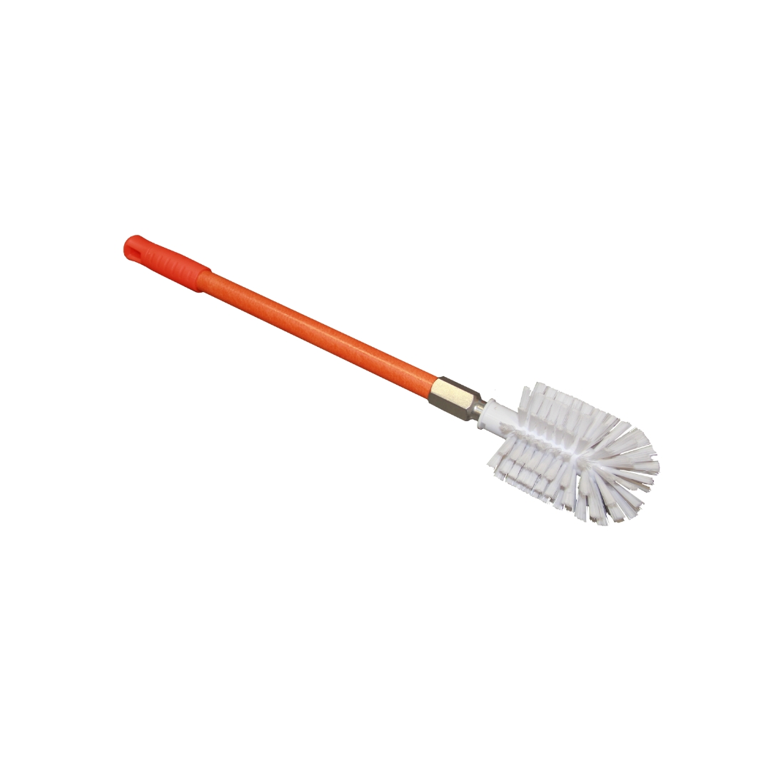 Toilet Brush Commercial Orange Handle BOS Cleaning Supplies